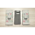 thumbnail image 3 of Serafina Home Halloween Hand Towels: Soft and Absorbent Cotton Flour Sack with Embroidery Elegant Skull and Roses Design, 3 of 4