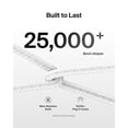 thumbnail image 4 of Cable USB C a USB C Belkin de 3 m y 60 W para iPhone 16, color blanco, 4 of 8