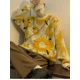 thumbnail image 4 of Suéteres florales flocados para hombres, ropa de punto holgada, estilo japonés, Retro, High Street, Harajuku, primavera y otoño, 4 of 5
