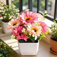 thumbnail image 7 of Clearance Artificial flowers under $5,‌Artificial Chrysanthemum Flower Gypsophila Pot Bonsai Decor Lifelike Flowers In Planter Realistic Home & Decor Perfect For Garden Wedding, 7 of 7