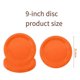 thumbnail image 2 of Paper Plate Macarons Pure Color Series Fruit Cake Picnic Dessert 9-Inch Plate Grape, 2 of 5