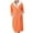 Orange, variant on Kilaqueen Fleece Robe for Women Flannel Striped Midi Hooded Bathrobe Belted Soft Housecoat Plush Sleepwear Fall Winter Spa Robes