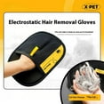 thumbnail image 4 of Pet Hair Removal Glove for Dogs & Cats, 2-In-1 Deshedding Brush & Massage Mitt - Grooming Gloves for Shedding Control, Bathing And Washing, Safe for Short/Long Hair Pets Ciozy, 4 of 9