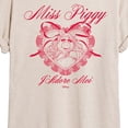 thumbnail image 3 of The Muppets - Coquette Miss Piggy Relaxed Fit T-Shirt, 3 of 5