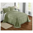 Emily Floral Chenille Bedspread, Soft Cotton Comforter, King Size Quilt