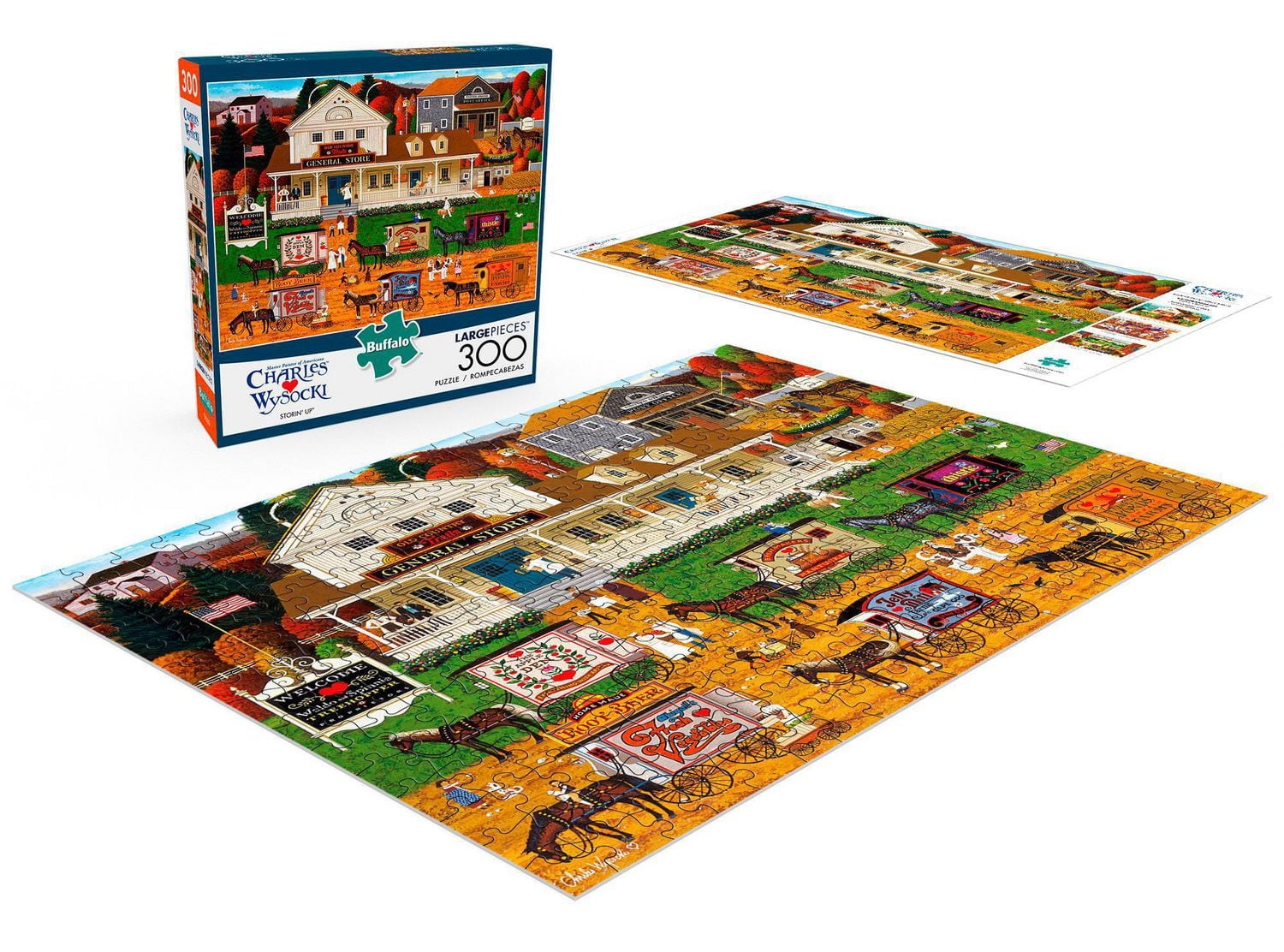Buffalo Games - Charles Wysocki - Storin' Up - 300 Piece Jigsaw Puzzle