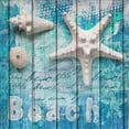 thumbnail image 2 of Haase, Andrea 15x15 Black Modern Framed Museum Art Print Titled - Beach Summer, 2 of 4