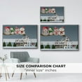 thumbnail image 4 of Christmas Christmas Owl Village - Framed Gallery Wrapped Holiday Canvas - 17 x 25 - Silver Frame, 4 of 8