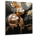 thumbnail image 2 of Designart "Marble Mirage Gold and Black IV" Abstract Marble Metal Wall Art Prints, 2 of 5