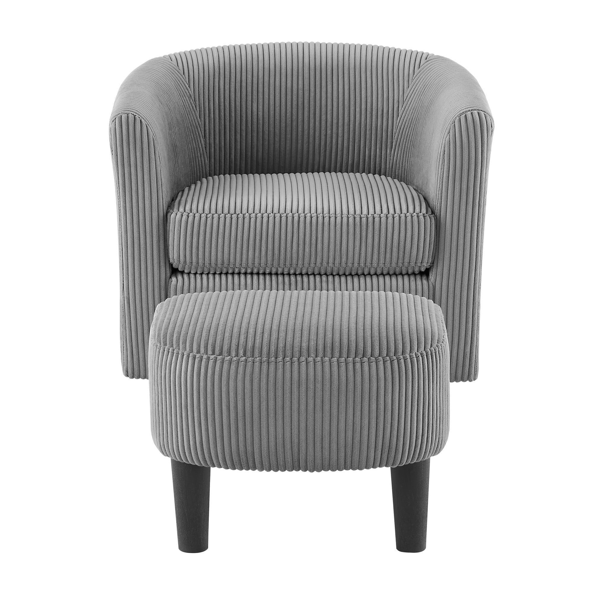 Swivel Accent Chair 360° Comfy Recliner Corduroy Arm Chair