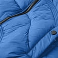 thumbnail image 6 of Busydd Mens Puffer Jacket Zipper Hooded Winter Coats for Men Casual Solid Color Puffy Jackets Warm Long Sleeve Down Jacket Plus Size Lightweight Outerwear with Pockets M-5XL, 6 of 8