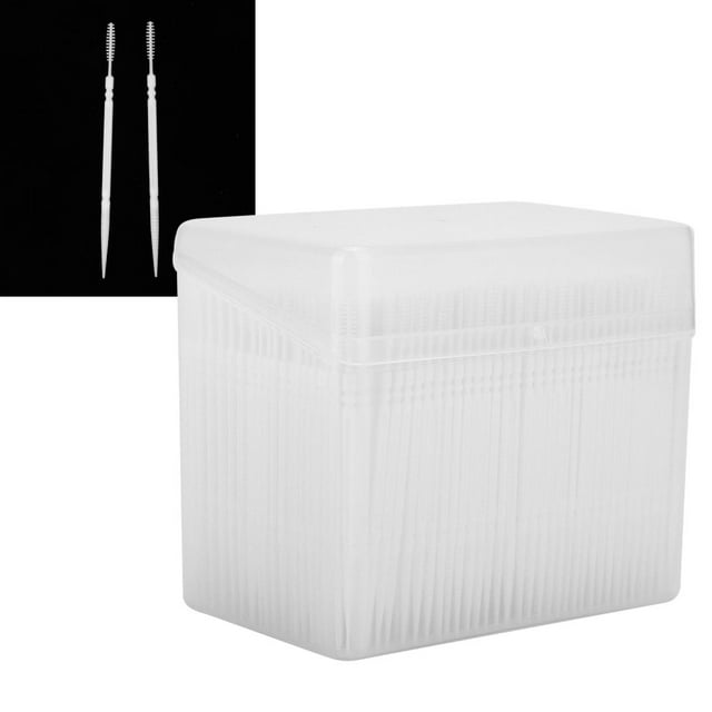 1100pcs Box Dual Head Teeth Cleaning Toothpick Oral Care Floss Pick Yellow for Most People