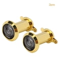 thumbnail image 2 of Zinc Alloy 2Pcs Door Viewer, Security 220 Degree Door Viewer, Hardware Accessories For Door For Home Door Viewer 16mm Gold, 2 of 8