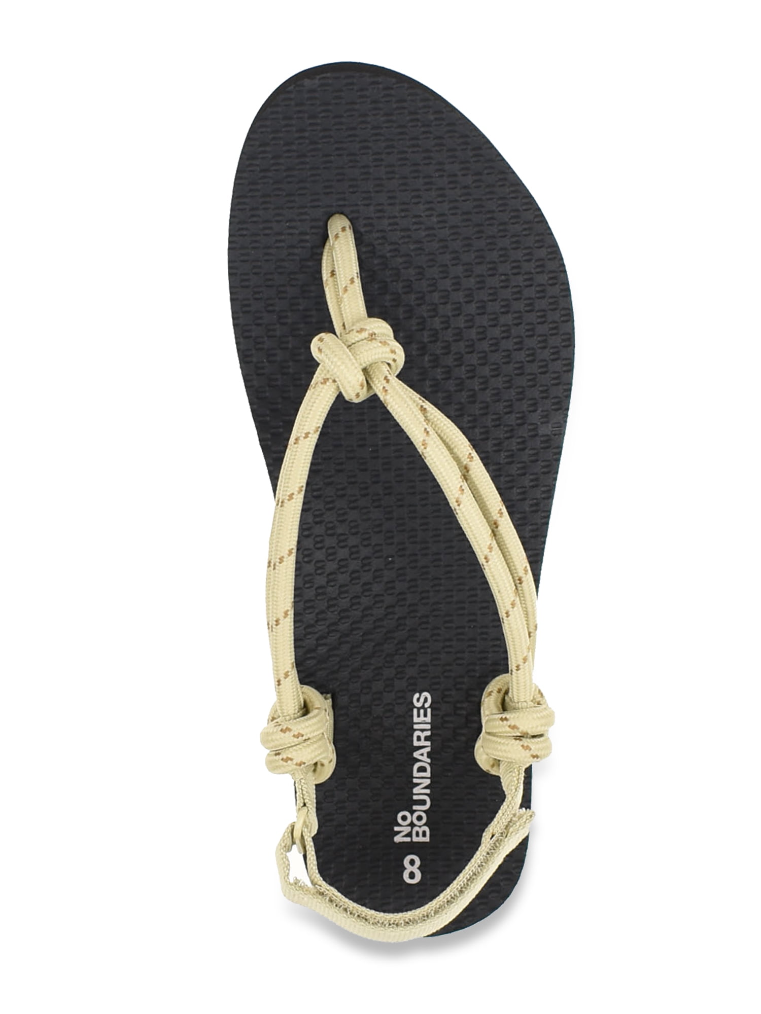 No Boundaries Women's Rope Thong Sandal