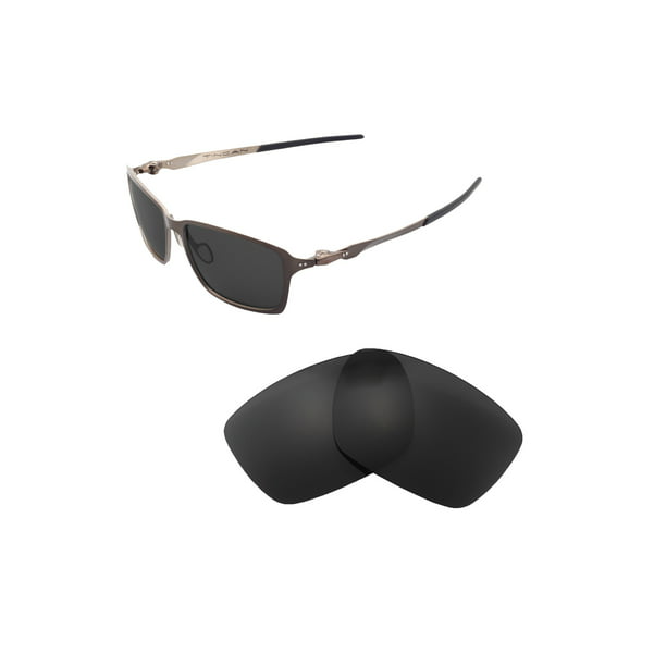 Walleva Black Polarized Replacement Lenses for Oakley Tincan Sunglasses -  