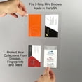 thumbnail image 7 of 3.5" x 2" Mini Four Pocket Business Card Pages, Fits UniKeep Mini Binders, Pack of 20 - Made in USA, 7 of 7