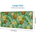 thumbnail image 4 of Pineapple Tropical Fruit Computer Mouse Pad 31.5x12 Inch Mint Green Yellow Polyester Rubber Wipeable Desk Mat, Perfect for Home Library Office, Add a Fresh and Fun Vibes to Your Space, 4 of 6