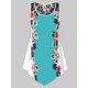 thumbnail image 1 of Camiseta de tirantes floral con panel de encaje de talla grande Rosegal  Bikinis, 1 of 5
