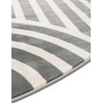 thumbnail image 4 of Unique Loom Whimsy Kids Collection Area Rug - Lines (5' 3" Round Silver Gray/Ivory), 4 of 9