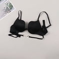 thumbnail image 2 of Women's Sexy Pearl Low-cut Convertible Straps U-Shaped Push up Padded Bra Underwear, 2 of 7