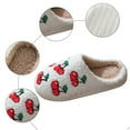 thumbnail image 6 of YLYL House Slippers for Women Men Plush Warm Fuzzy Slippers Cozy Memory Foam Bedroom Slip on Shoes, 6 of 9