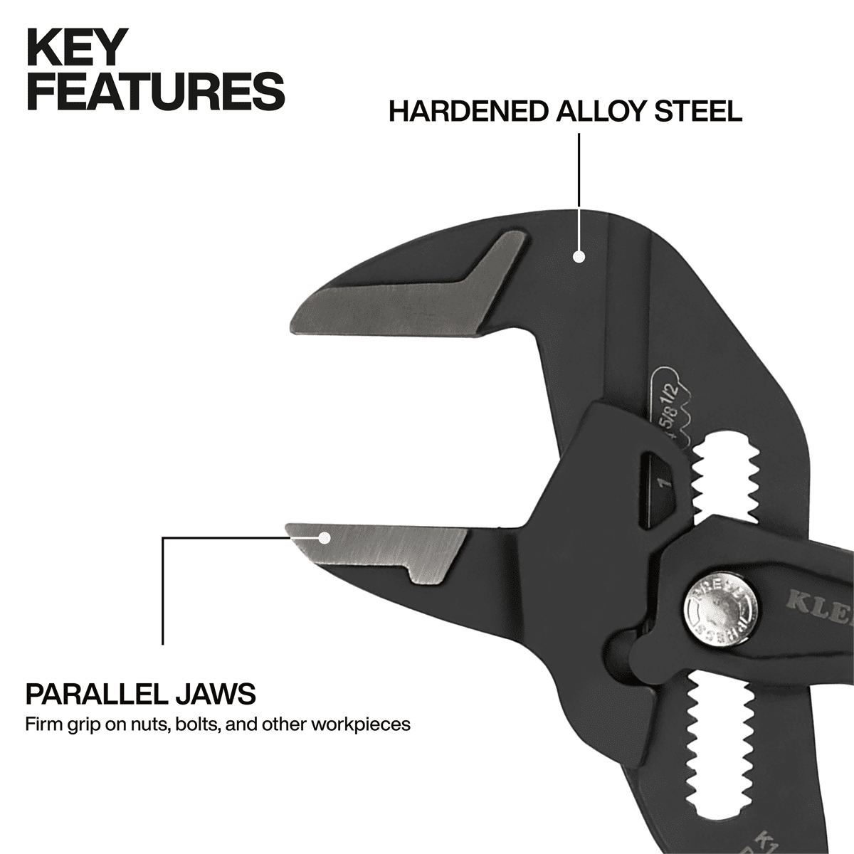 Klein Tools Compact Plier Wrench, 10-Inch