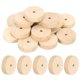 thumbnail image 1 of Rueda de Madera en Losa Uxcell, Rueda de Madera Sin Acabado para Modelos de Coches y Camiones de 1-3/8" de Diámetro, 2/5" de Grosor, 1/5" de Agujero, 1 of 7