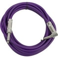 thumbnail image 3 of Seismic Audio 2 Pack - 10' Purple Guitar Cable TS 1/4" to Right Angle - Instrument Cord - SAGC10R-Purple-2Pack, 3 of 3