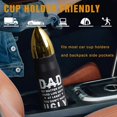 thumbnail image 5 of Bullet Tumbler for Men Best Dad Ever Tumbler Stainless Steel Black Bullet Tumblers - Gifts for Him, Husband Gifts From Wife - Gifts for Husband for Anniversary, Husband Birthday Gift, 5 of 6