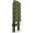 Camco Adirondack Outdoor Camping Small Plastic Folding Side Table, Sage