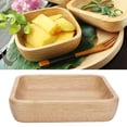 thumbnail image 3 of Square Thicked Wood Salad Bowl, Handmade Exquisite Appearance, Durable Material, Multifunctional For Parties And Family Gatherings, 3 of 8