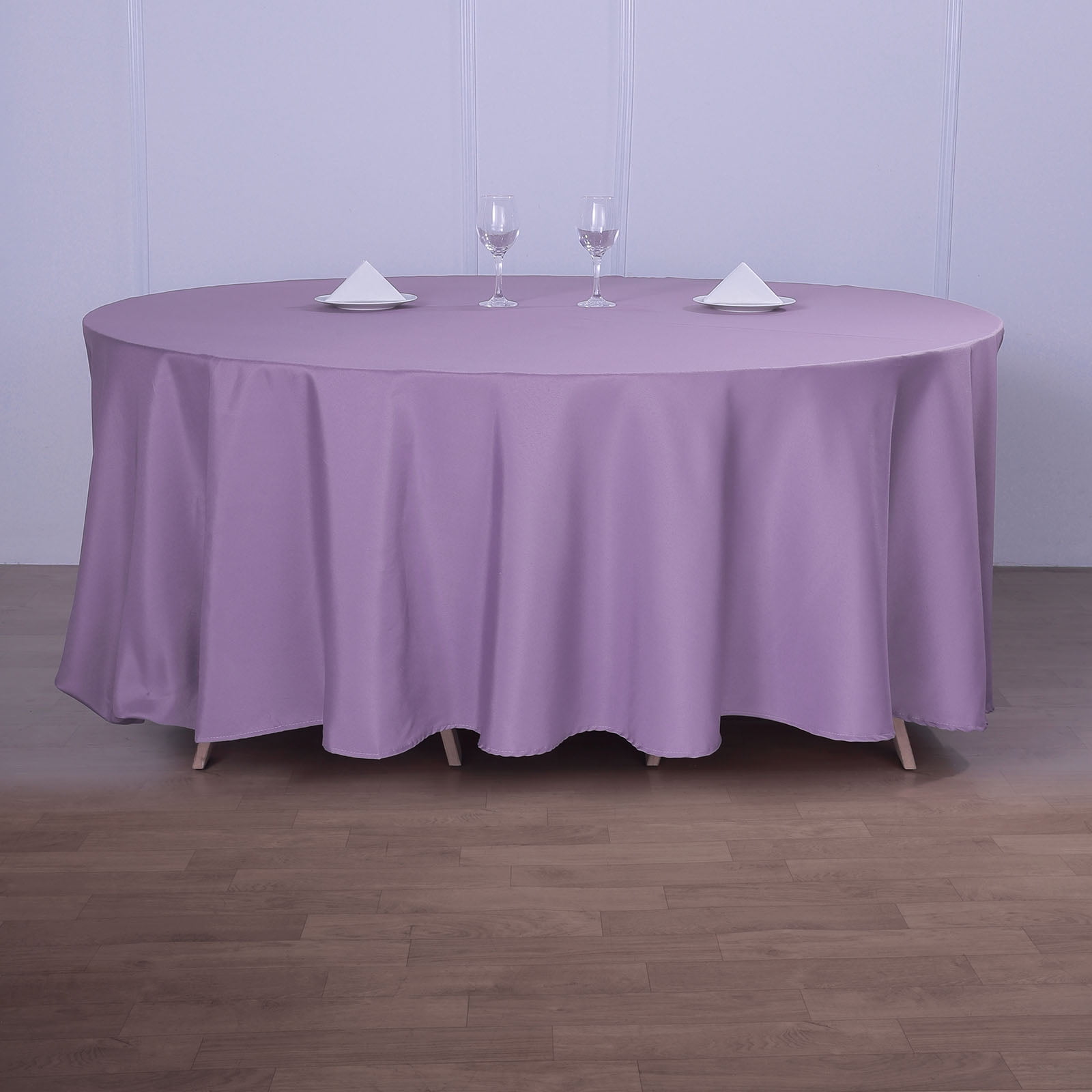 14 LOT 120" inch ROUND Tablecloth Polyester WEDDING 25 COLOR 5' Ft table cover 