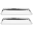 thumbnail image 1 of ColoMX Bandeja para hornear de acero inoxidable de 2 piezas con rack Práctico para hornear, 1 of 7