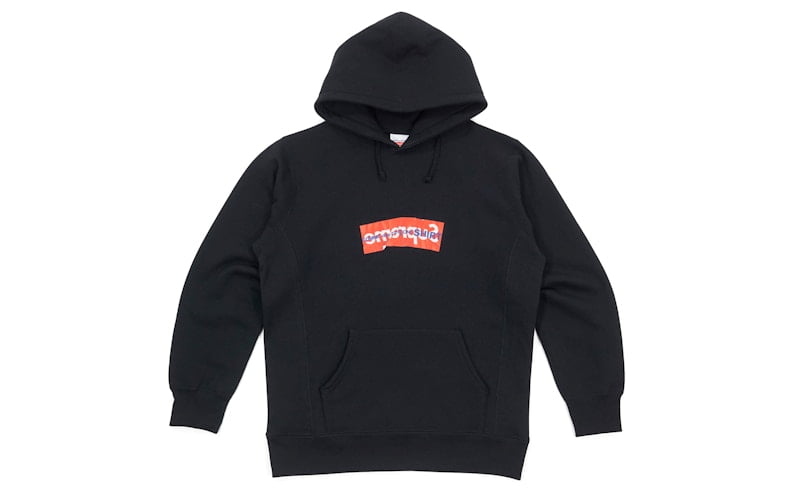 Supreme Men's MM6 Maison Margiela Foil Box Logo Hooded Sweatshirt