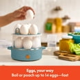 thumbnail image 2 of bella 14-Egg Electric Egg Cooker for Hard, Soft Boiled Eggs, Surf, 2 of 8