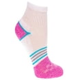 thumbnail image 2 of Athletic Works Girls Cushioned Comfort Ankle Socks, 10 Pack, Sizes S-L, 2 of 5