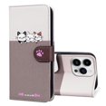 thumbnail image 1 of Funda para iPhone 14 Pro Max Funda de cuero con tapa tipo cartera a prueba de golpes Simple Business, 1 of 5