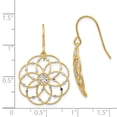 thumbnail image 3 of 14K Two-Tone Gold Earring Drop & Dangle Women'S 32 mm 20, 3 of 3