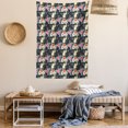 thumbnail image 2 of Aloha Tapestry, Pattern with Cocktails and Hibiscus Blossoms on Zebra Background Hawaiian Luau Theme, Wall Hanging for Bedroom Living Room Dorm Decor, 40W X 60L Inches, Multicolor, by Ambesonne, 2 of 5