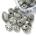 thumbnail image 2 of 20g CCB Plastic Beads for DIY Jewelry Making Mixed Shapes Antique Silver 7.5~19x7.5~14x3~8mm Hole: 1.2~3.5mm, 2 of 5