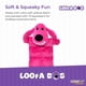 thumbnail image 2 of Alfombrilla de peluche para perros con múltiples mascotas Loofa Squeaky, 30 cm, suave, 2 of 8