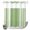 Mint Green, White, Green, variant on No Hook Shower Curtain, Vintage Pink Striped Shower Curtains for Bathroom with See Through Top Window, Farmhouse Modern Stripes Boho Waterproof & Washable Bath Curtain Extra Long 72"x96"