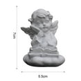 thumbnail image 4 of Baohd Figurine d'Ange Fille en Résine Gracieuse Statue Décorative Accent Bureau Écriture Réflexion 1Ensemble, 4 of 6