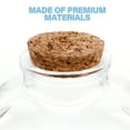 thumbnail image 2 of 2 Pcs Bouteille de Rangement en Forme de Cœur en Verre, 2 of 8