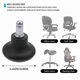 thumbnail image 4 of 5Pcs Office Chair Swivel Caster Wheels, 2 Inch Stool Bell Glides, 4 of 5