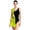 Fluorescent Yellow, variant on Riismen Women's Lyrical Ballet Leotard Sleeveless Color Block Flowy Skirt Dress Figure Skating Dance Green L
