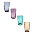 thumbnail image 2 of Acrylic Reusable Drinking Glasses (Set of 4) 20oz Water Cups in Jewel Tone Colors | BPA-Free Tumblers, Top-Rack Dishwasher Safe, 2 of 9