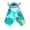 Light Blue, variant on Star Wars Baby Yoda Kids Cotton Hooded Towel, Blue and Green, 22" x 51"