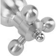 thumbnail image 4 of Wekity Pepper Mill Professional Refillable, Pepper Salt Grinder Refillable, Coarseness Manual Pepper Salt Grinder, for Kitchen (Silver L)-0630, 4 of 5
