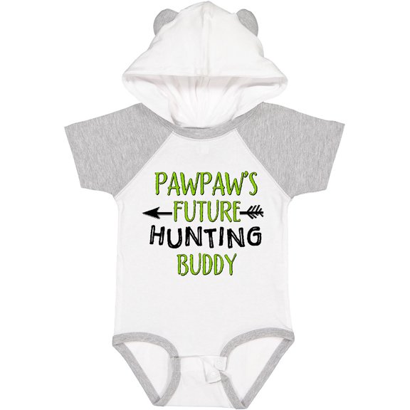 Inktastic Pawpaws Future Hunting Buddy Boys or Girls Baby Bodysuit